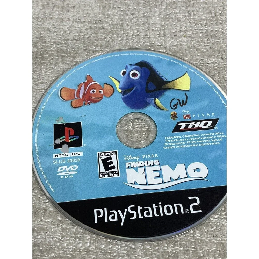 Disney Pixar Finding Nemo (Sony PlayStation 2, 2003) PS2 Game Disc Only